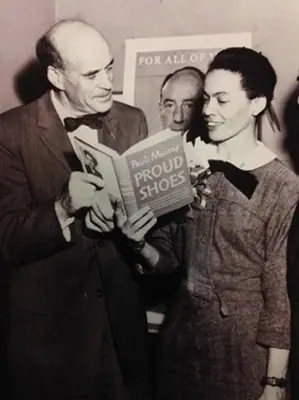 PHOTO: Pauli Murray, the firm’s first Black woman associate, in 1956 presents the first copy of her book “Proud Shoes” to Paul, Weiss name partner Lloyd K. Garrison. Murray was the first Black woman associate hired by a major New York City law firm. (Source: Library of Congress)